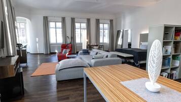 Room (Loft) | Living area | Flat-screen TV, DVD player