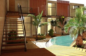 Outdoor pool - Kai Hotel Boutique (Isla Holbox)