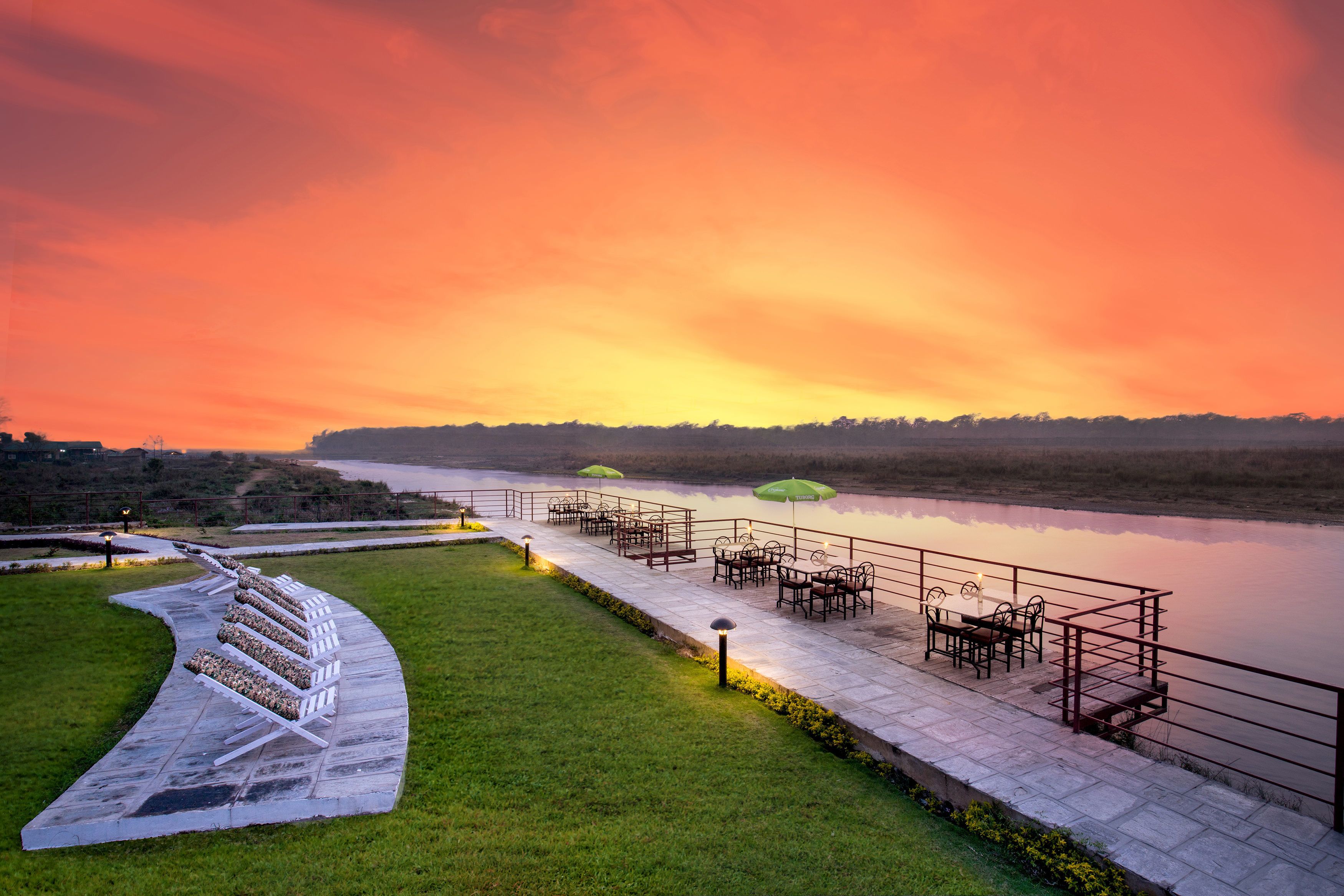 Utsikt fra overnattingsstedet