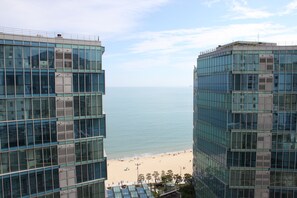 Udsigt fra overnatningsstedet