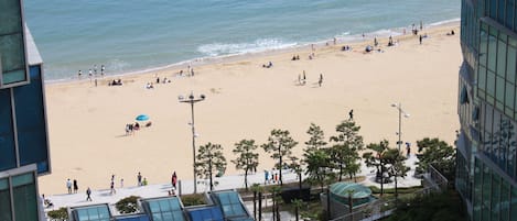 Blick von der Unterkunft