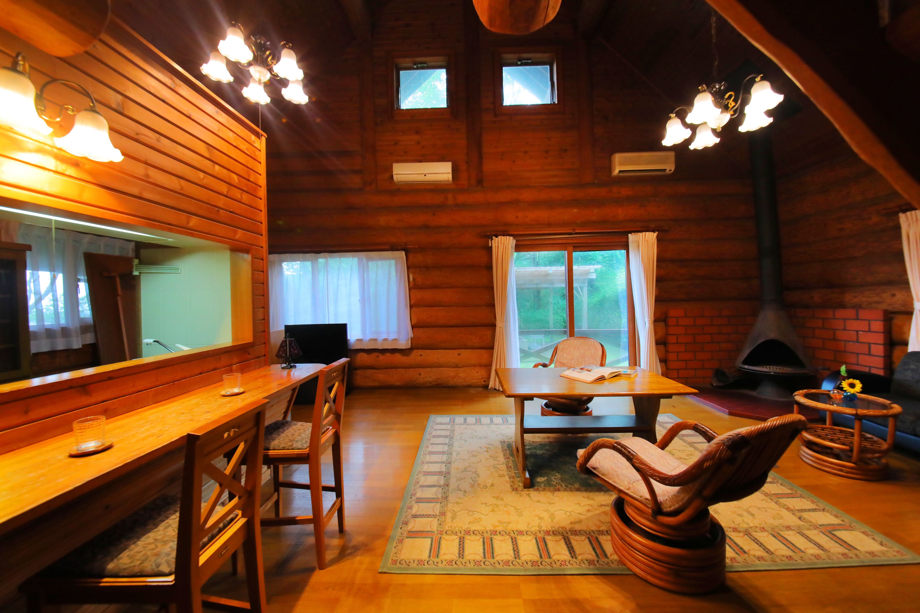 Bungalow, Smoking (2-7 Guests, Niagara) | Living area | Flat-screen TV