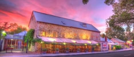 Front of property – evening/night