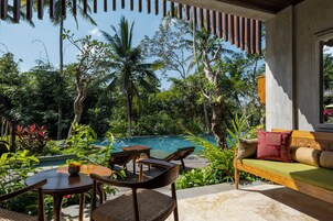Quarto, terraço (Arkamara Pool) | Vista do quarto
