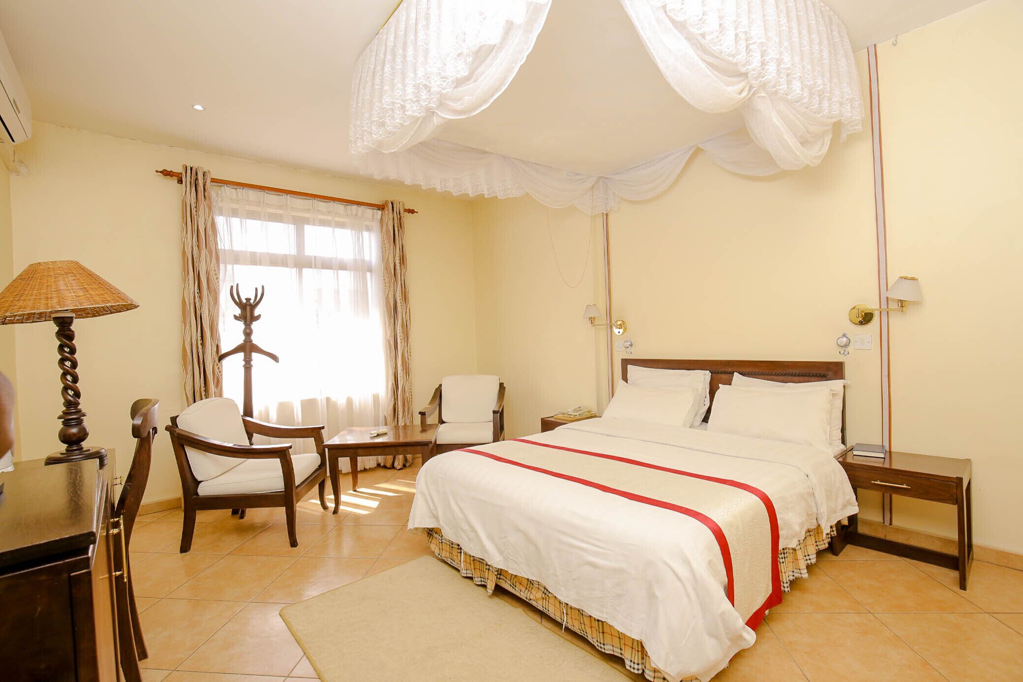 1 bedroom, desk, laptop workspace, iron/ironing board