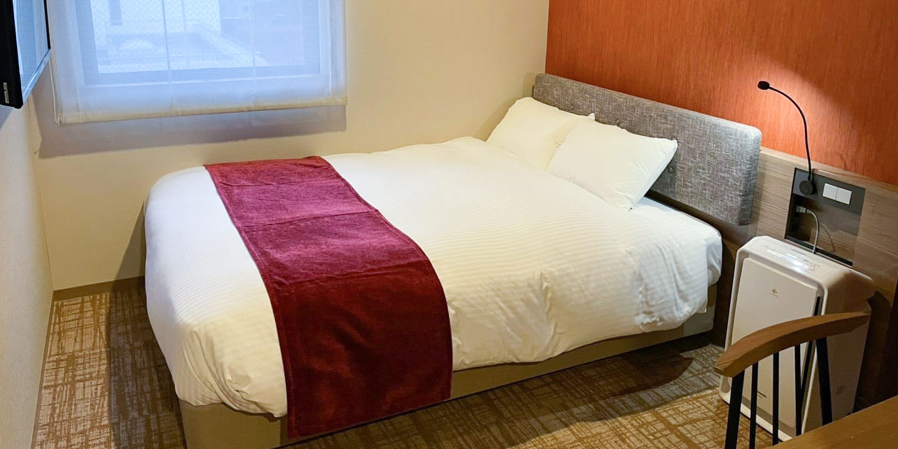 Memory foam beds, in-room safe, blackout drapes, iron/ironing board