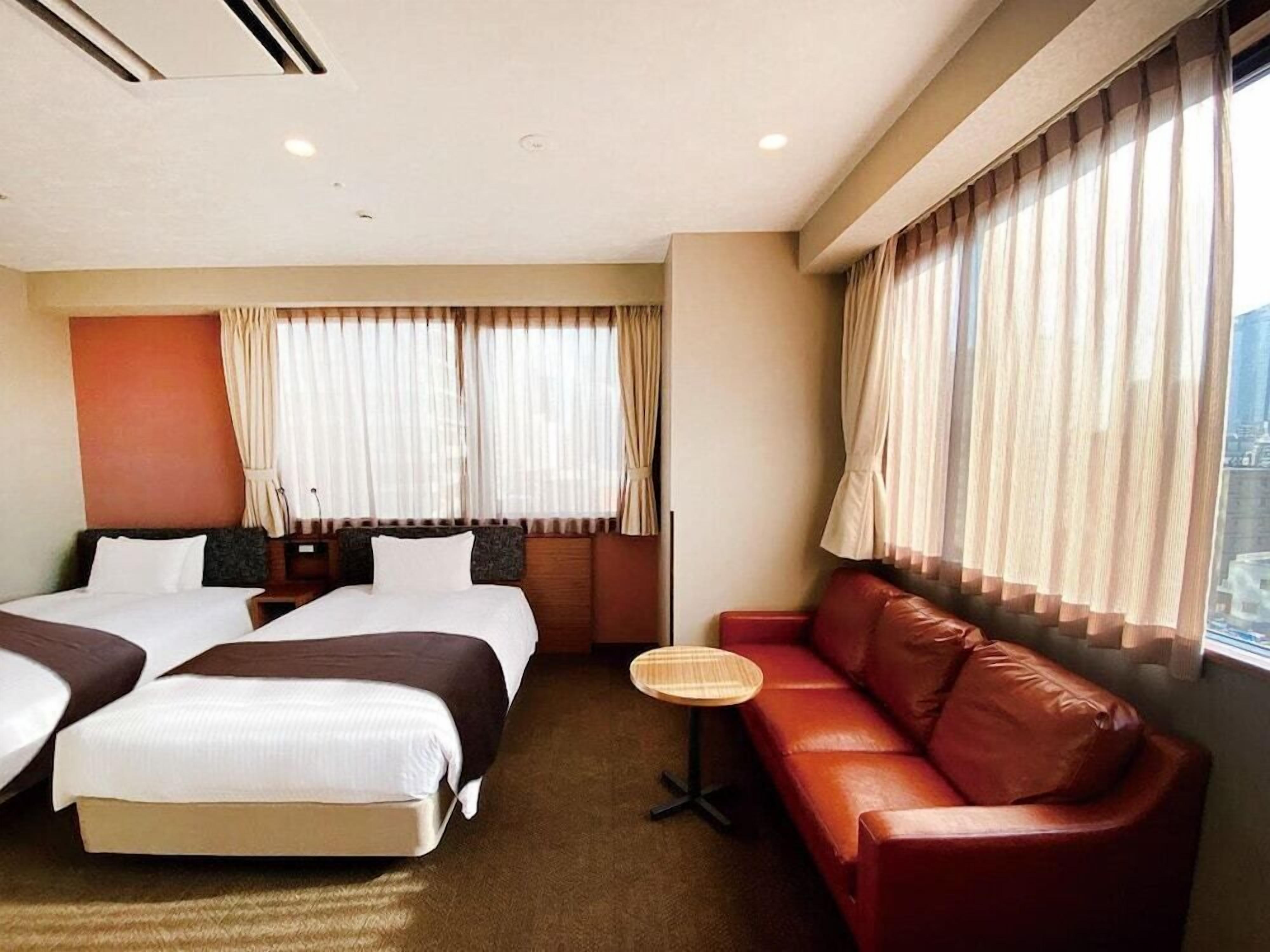 Memory foam beds, in-room safe, blackout drapes, iron/ironing board