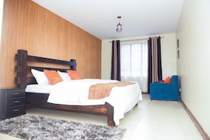 1 habitación y ropa de cama de alta calidad