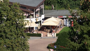 Blick von der Unterkunft