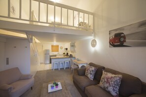 Standard-Apartment, 1 Schlafzimmer | 1 Schlafzimmer, hochwertige Bettwaren, Bügeleisen/Bügelbrett