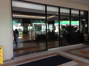 Interior entrance