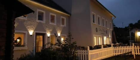 Front of property - evening/night