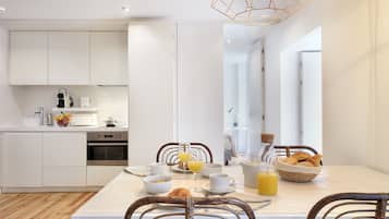 Apartment, 1 Bedroom | Living area | Flat-screen TV