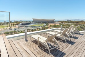 Appart'hôtel Royal, 2 chambres, balcon, vue parc | Balcon