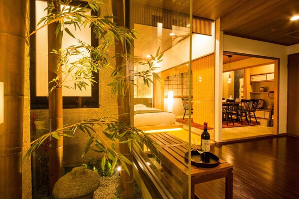 Blick von der Unterkunft