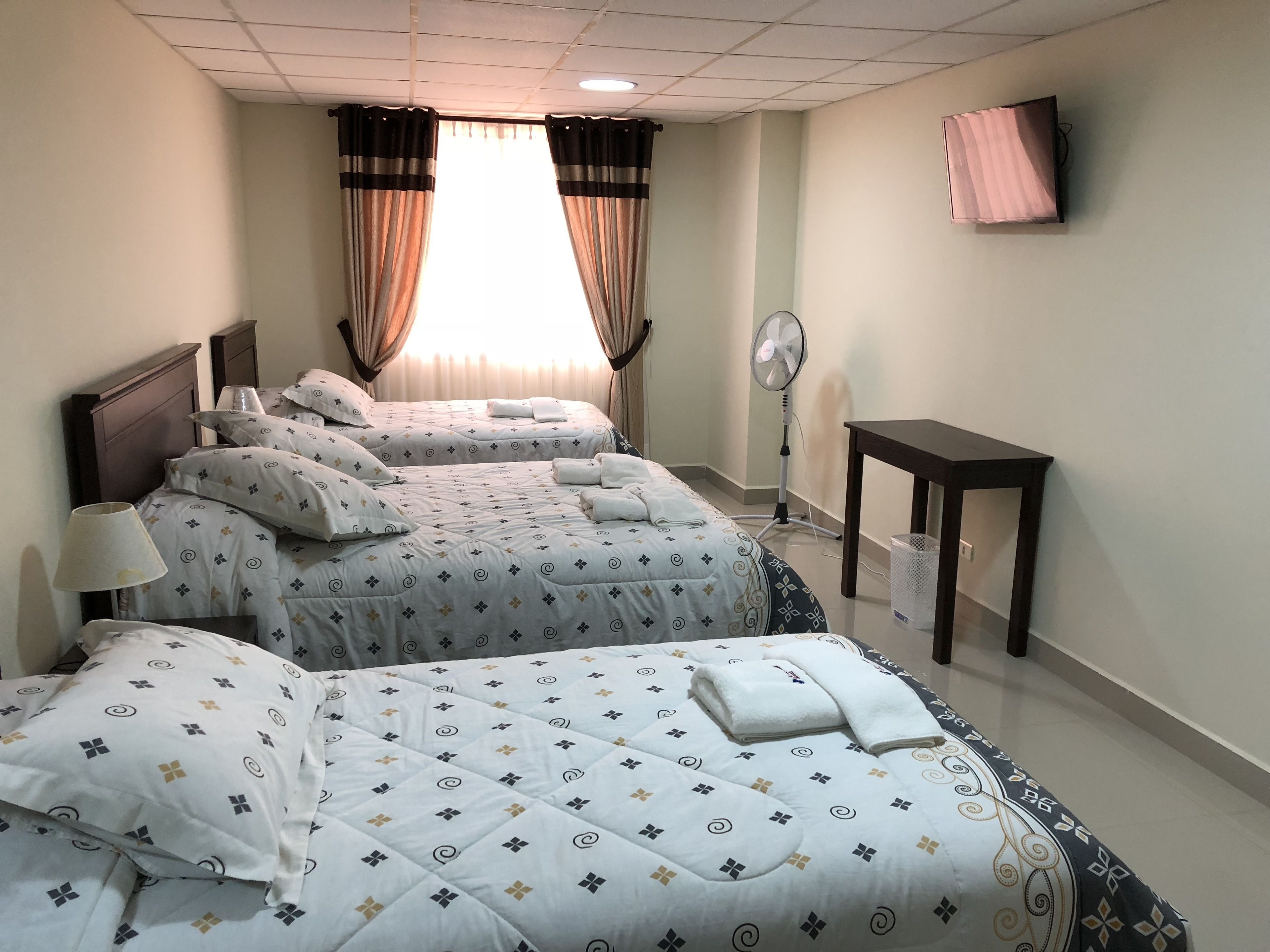 family quadruple room | in-room safe, iron/ironing board, free cots/infant beds, free wifi