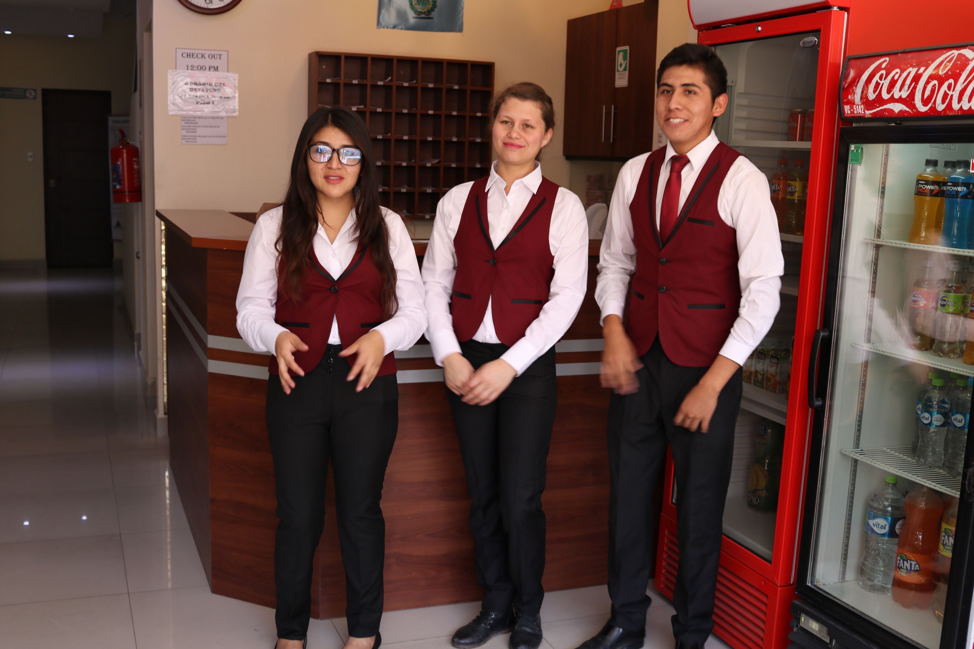 check-in/check-out kiosk