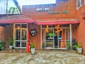 Majoituspaikan julkisivu