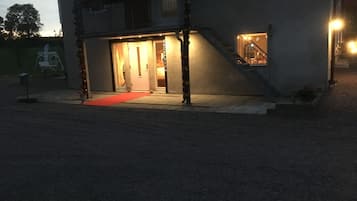 Front of property - evening/night