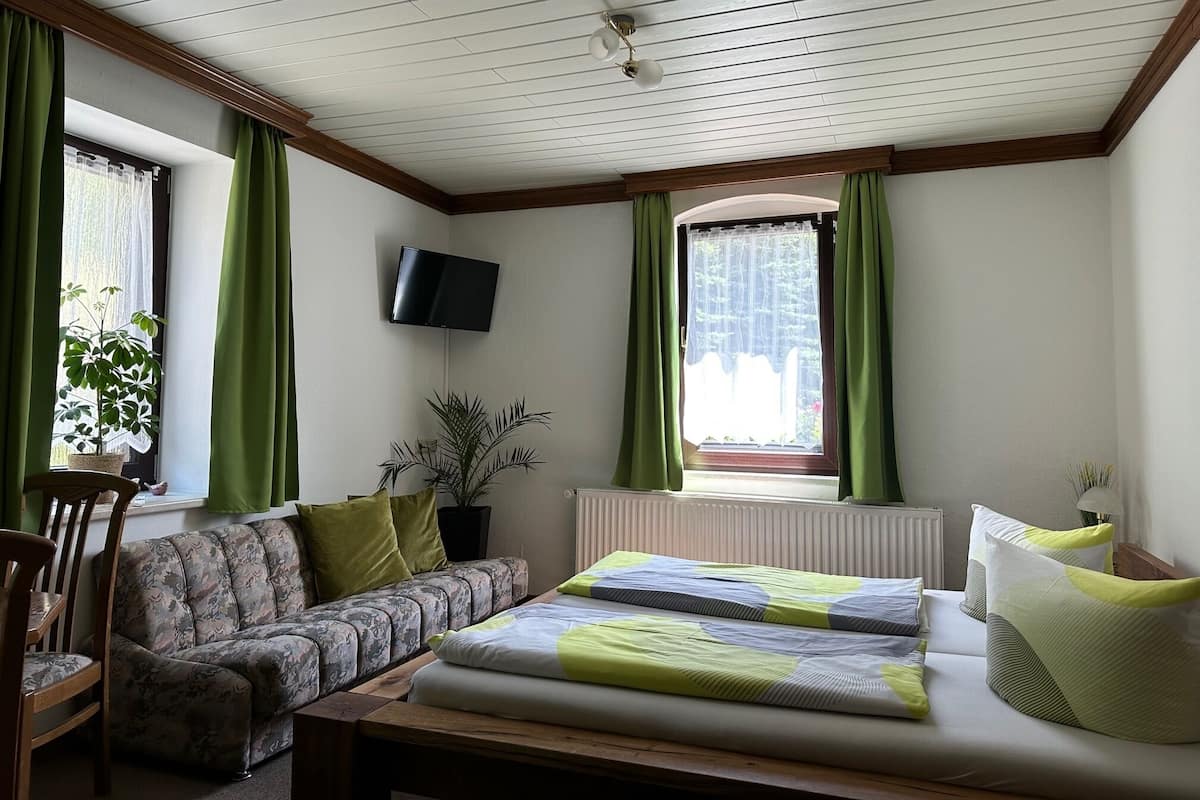 Double Room | Minibar, in-room safe, desk, laptop workspace