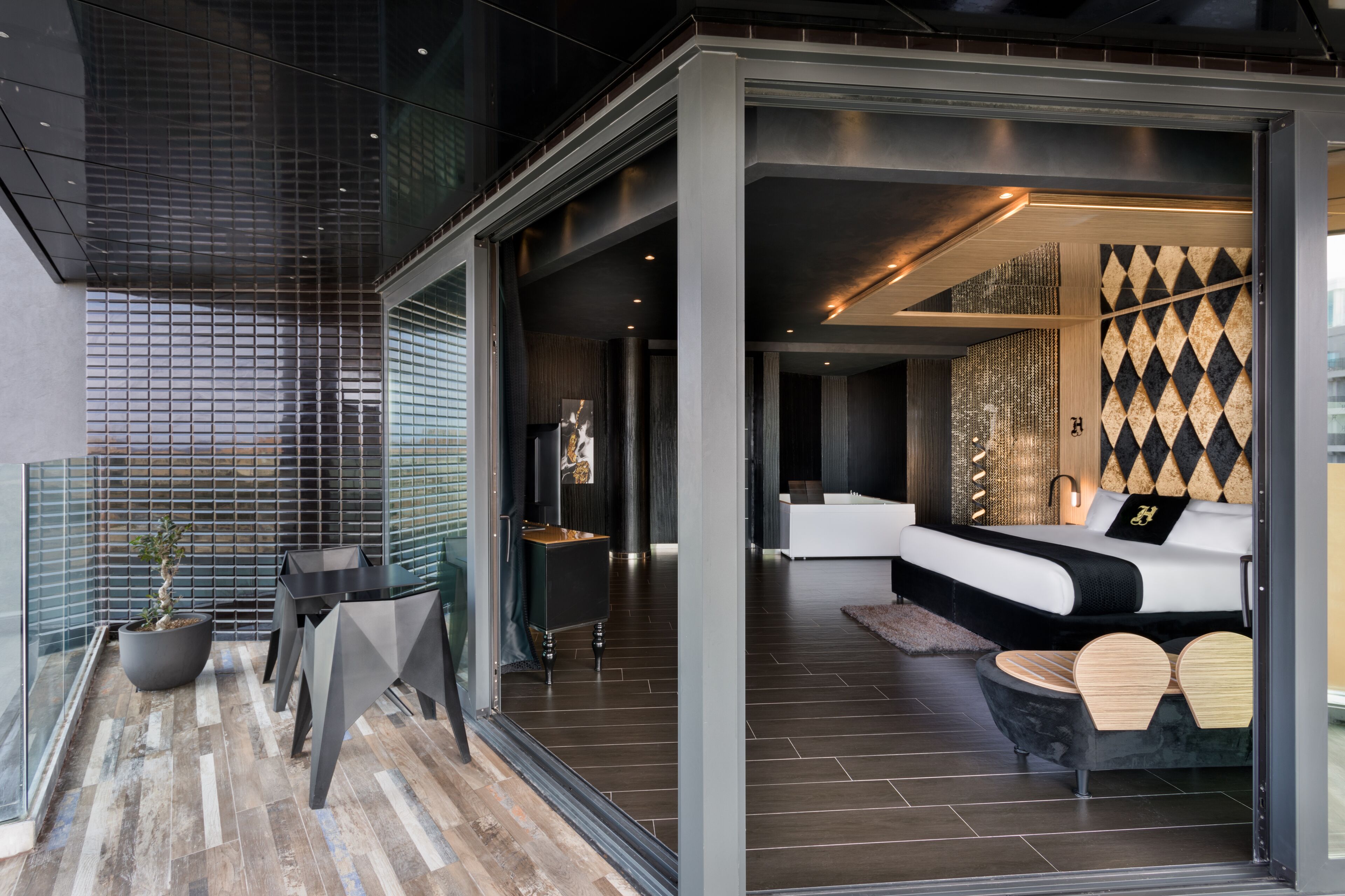 Signature suite, uitzicht op zee, hoek | Terras