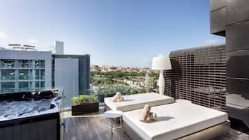 Suite ejecutiva | Terraza o patio
