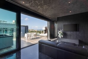 Penthouse, Kochnische | Terrasse/Patio