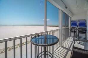 Lanai offers a magnificent view of the Gulf!  Perfect spot to watch our world famous sunsets   