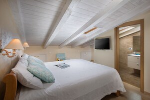 Lägenhet City - balkong - havsutsikt (Attic) | 1 sovrum och sängtillbehör av högsta kvalitet