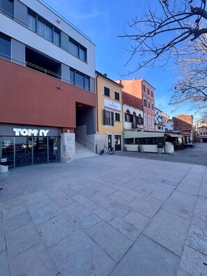 Overnatningsstedets facade