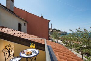 Lägenhet City - balkong - havsutsikt (Attic) | Terrass/Patio