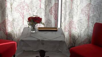 Deluxe Double Room, Terrace | Living area | Flat-screen TV