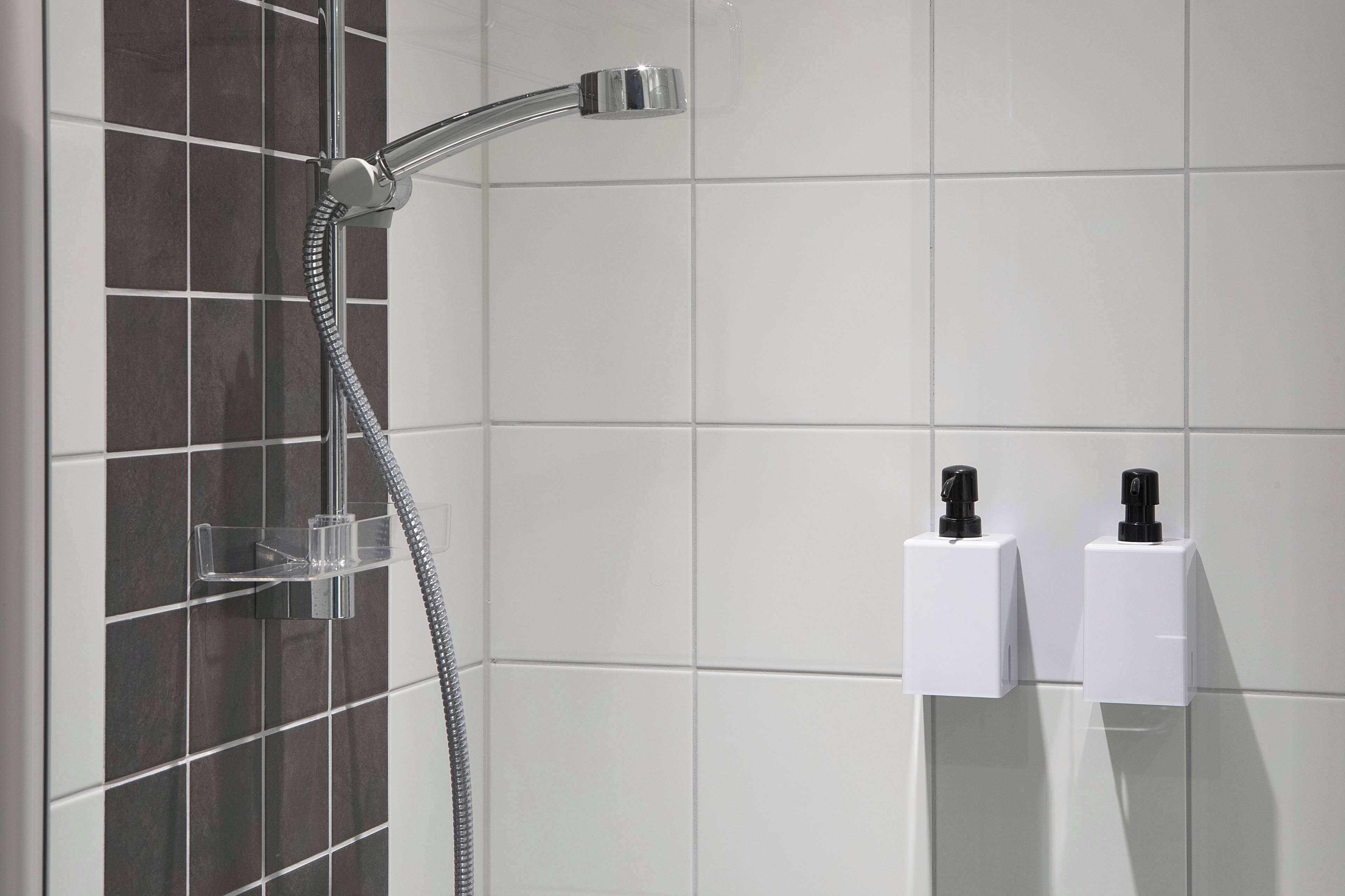 pillow-top beds, desk, blackout curtains, soundproofing