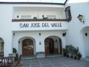 Entrada de la propiedad
