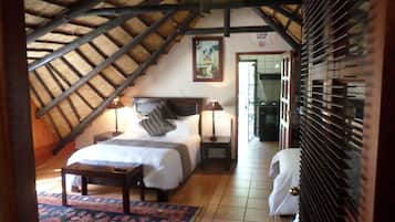 2 chambres, surmatelas, coffres-forts dans les chambres