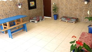 Interior entrance