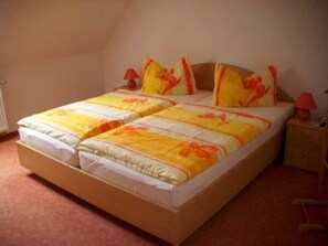 2 soveværelser, sengetøj