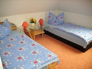 2 chambres, draps fournis