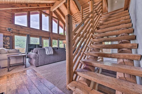 Spacious Hilltop Cabin w/ Deck & Scenic Views!