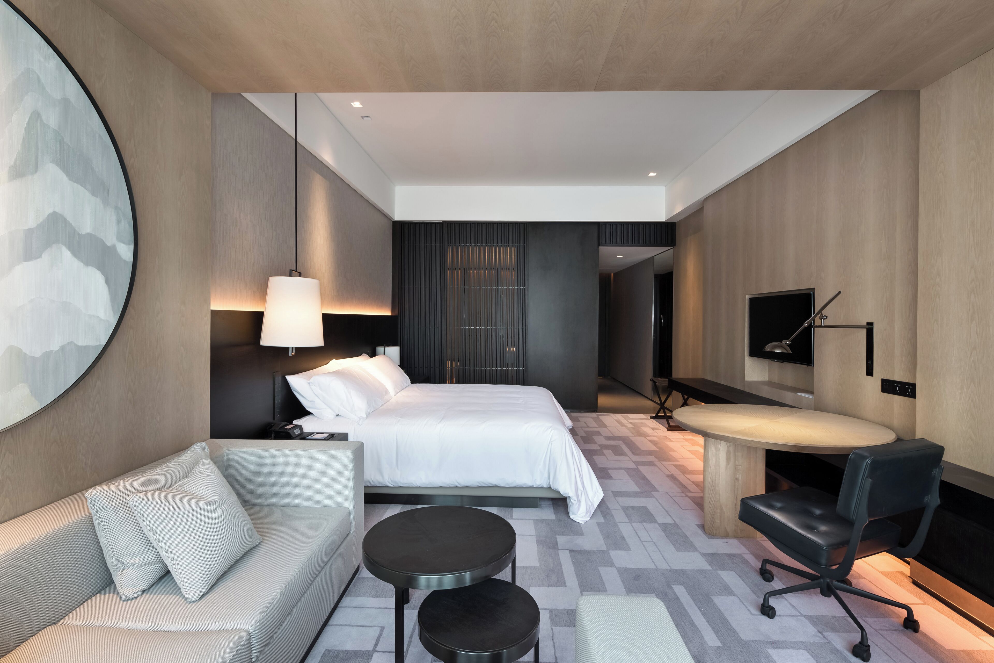 迷你吧、房內夾萬、書桌、  遮光窗簾/窗簾