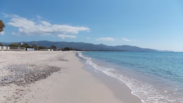 På stranden, liggestole