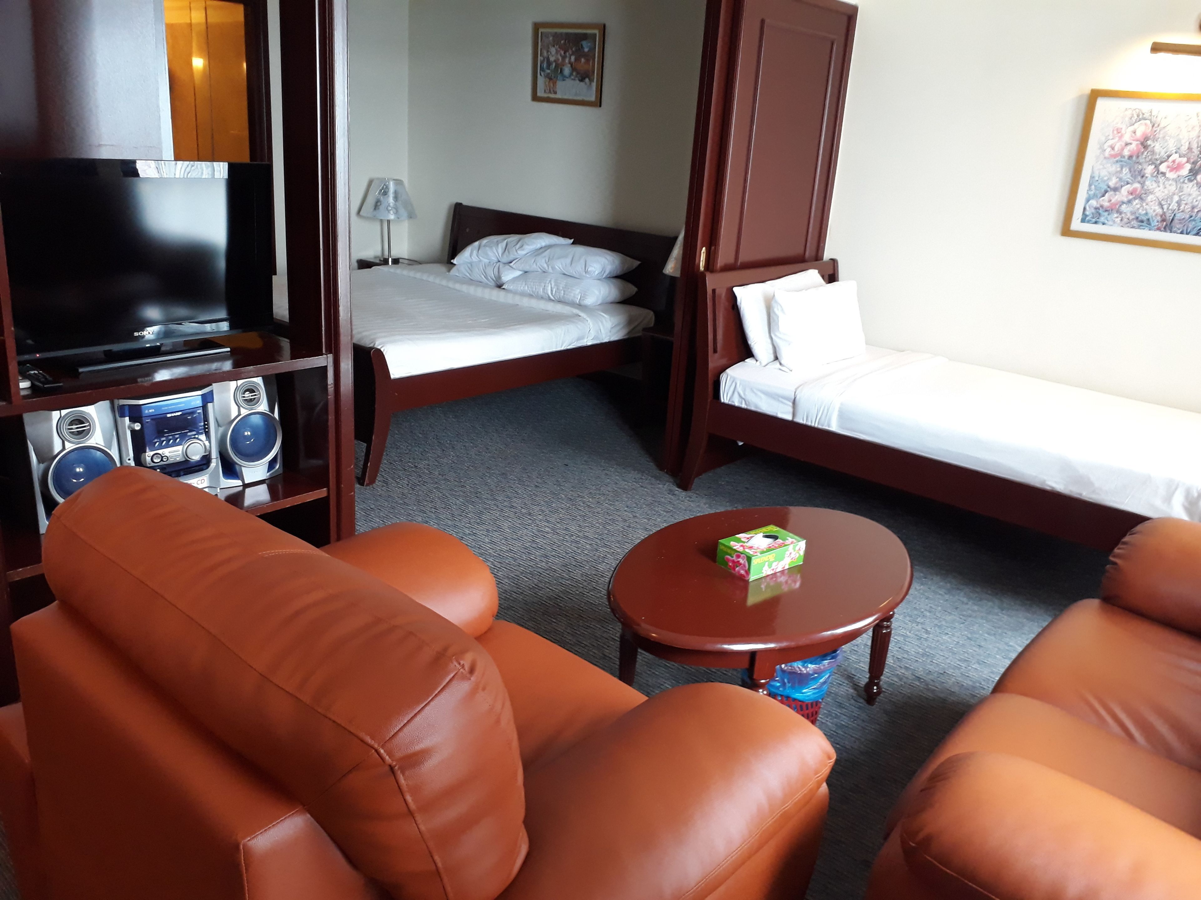 Leilighet – superior, 1 soverom | 1 soverom, lydisolert, strykejern/-brett og wi-fi (inkludert)