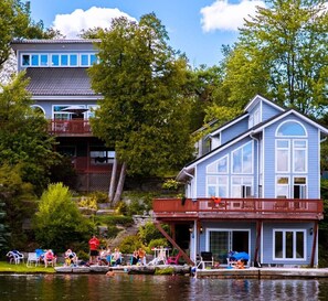 Exterior - Waterfront Cottage w/ Firepit, Boathouse, Canoes & Game Room (Kawartha Lakes)