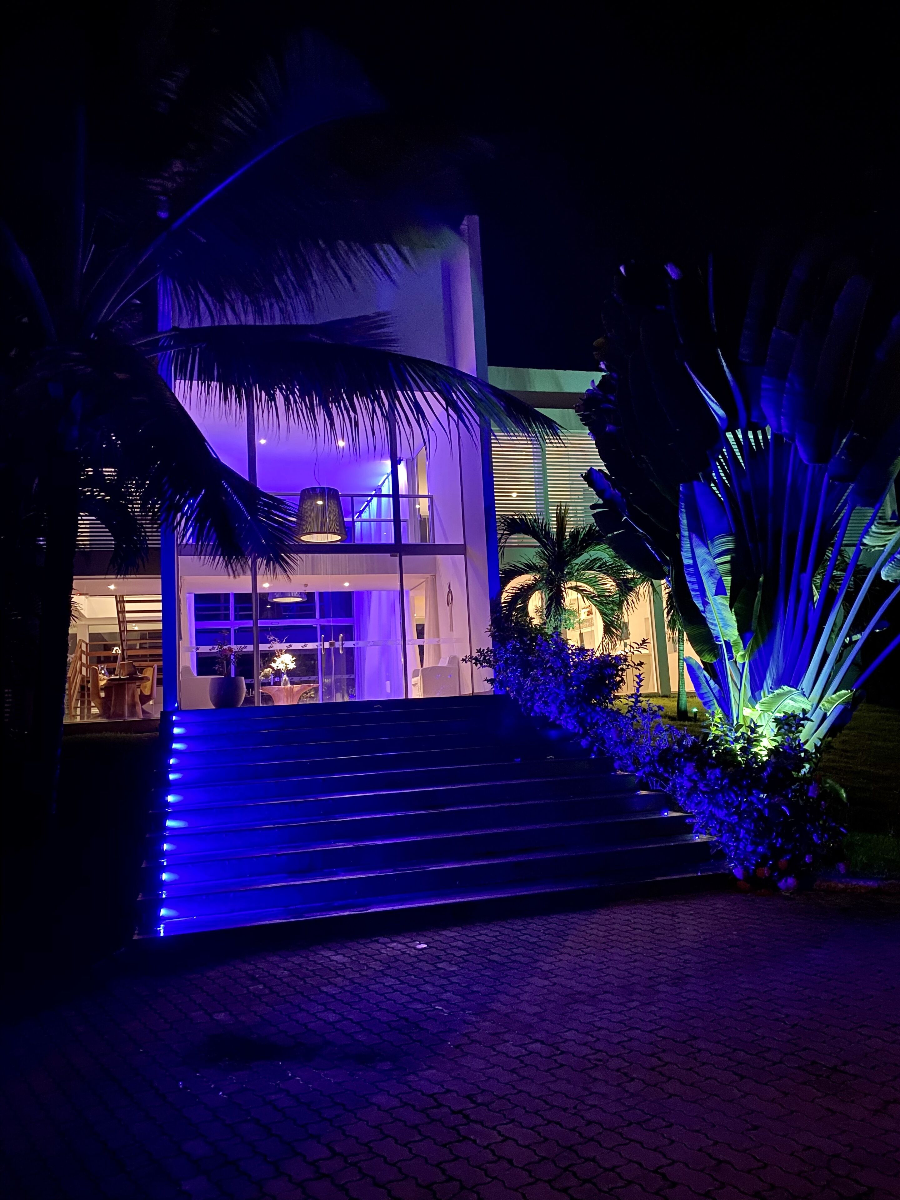 front of property – evening/night