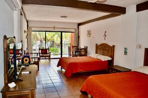 Suite estudio, frente a la playa (By VC- R1) | 高档床上用品、客房内保险箱、免费 WiFi、床单