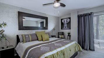 2 bedrooms, desk, iron/ironing board, free WiFi