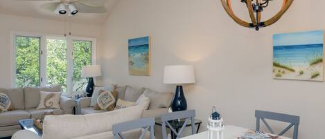 Terrific open floor plan