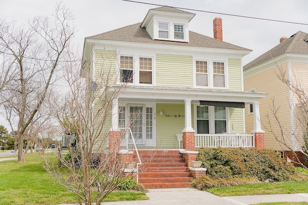 Our quiet corner lot with plenty of yard space for games & grilling.