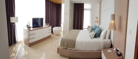 아파트, 침실 2개 (All Inclusive) | 2 개의 침실, 객실 내 금고, 암막 커튼, 다리미/다리미판