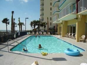 Indoor pool, outdoor pool